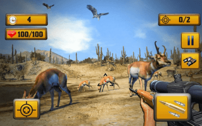 Screenshot of the application Wild Animal Shooting - #1