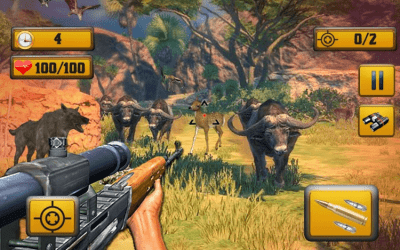 Screenshot of the application Wild Animal Shooting - #4