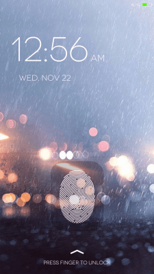 Screenshot of the application Fingerprint Lock Screen Simulated - #5