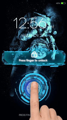 Screenshot of the application Fingerprint Lock Screen Simulated - #6
