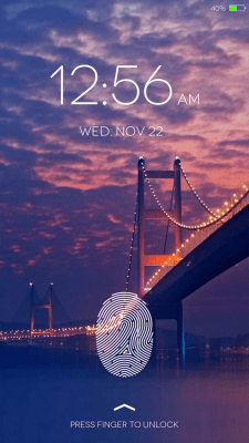 Screenshot of the application Fingerprint Lock Screen Simulated - #9