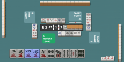 Screenshot of the application R Mahjong - Riichi Mahjong for 4 players - #2