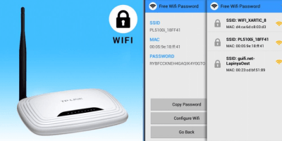 Screenshot of the application FREE WIFI PASSWORD GENERATOR - #1