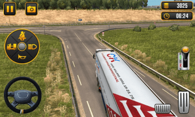 Screenshot of the application Truck Driving Pro - 3D Free Truck Game - #1