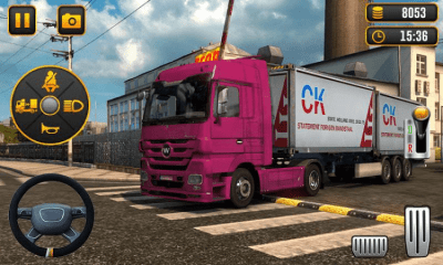 Screenshot of the application Truck Driving Pro - 3D Free Truck Game - #4