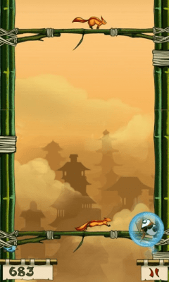 Screenshot of the application Panda Jump - #3