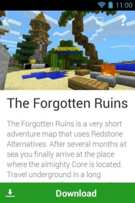 Screenshot of the application Maps for Minecraft PE - #3
