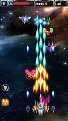 Screenshot of the application Galaxy Shooter Space Shooting - #3