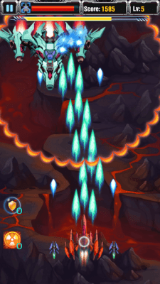 Screenshot of the application Galaxy Shooter Space Shooting - #4