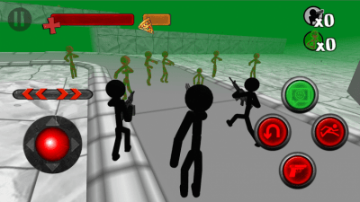 Screenshot of the application Stickman vs. Zombies 3D - #3
