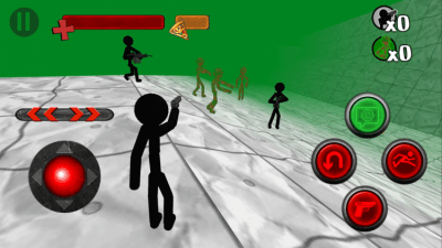 Screenshot of the application Stickman vs. Zombies 3D - #4