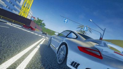 Screenshot of the application Racing Around the City - #3