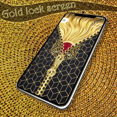 Screenshot of the application Gold lock screen - #3