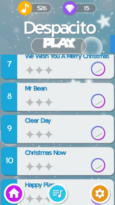 Screenshot of the application Magic Tiles Piano Despacito - #3