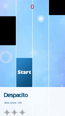 Screenshot of the application Magic Tiles Piano Despacito - #4