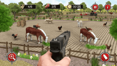 Screenshot of the application Frenzy Chicken Shooter 3D - #6