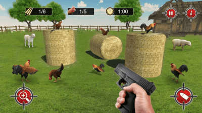 Screenshot of the application Frenzy Chicken Shooter 3D - #7