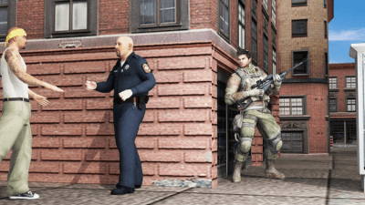 Screenshot of the application US Army Gun Battle War Combat Shooting Counter - #4