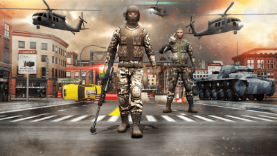 Screenshot of the application US Army Gun Battle War Combat Shooting Counter - #5