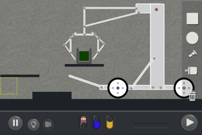 Screenshot of the application Machinery - Physics Puzzle - #1