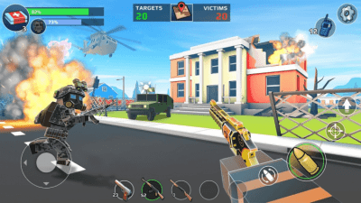 Screenshot of the application PIXEL'S UNKNOWN BATTLE GROUND - #3