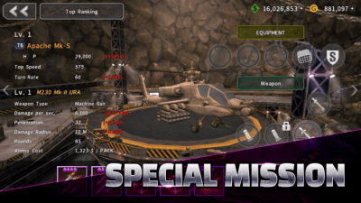 Screenshot of the application GUNSHIP BATTLE: Helicopter 3D - #3