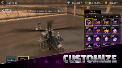 Screenshot of the application GUNSHIP BATTLE: Helicopter 3D - #5