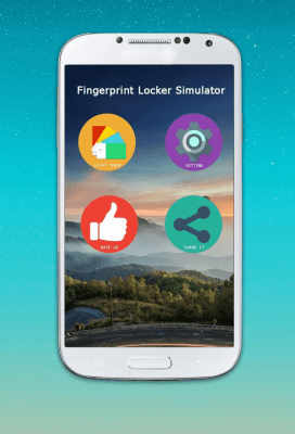 Screenshot of the application Fingerprint Simulator - #7