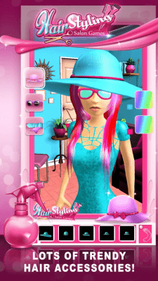 Screenshot of the application Hair Styling Salon Games - #1