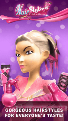 Screenshot of the application Hair Styling Salon Games - #4
