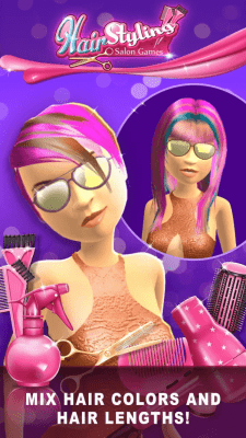 Screenshot of the application Hair Styling Salon Games - #6