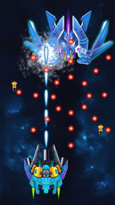 Screenshot of the application Galaxy Attack: Alien Shooter - #4