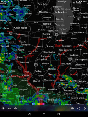 Screenshot of the application MyRadar Weather Radar - #10