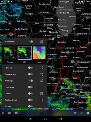 Screenshot of the application MyRadar Weather Radar - #12