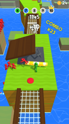 Screenshot of the application Push'em all - #4