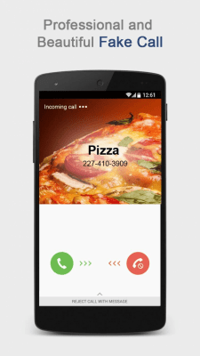 Screenshot of the application Fake Call - #1