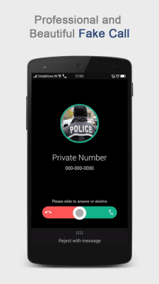 Screenshot of the application Fake Call - #9