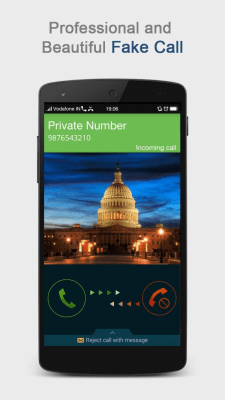 Screenshot of the application Fake Call - #12