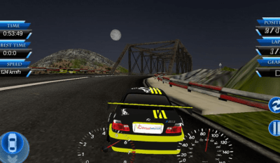 Screenshot of the application Car racing - #1