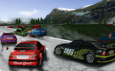 Screenshot of the application Car racing - #2