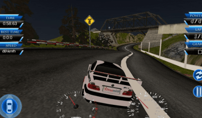 Screenshot of the application Car racing - #4