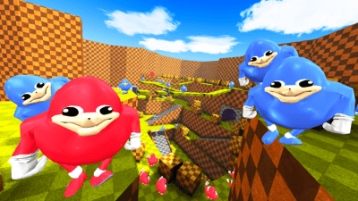 Screenshot of the application Ugandan Knuckles and Chungus Battle Royale Online - #1