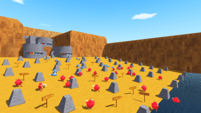 Screenshot of the application Ugandan Knuckles and Chungus Battle Royale Online - #6