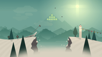 Screenshot of the application Alto's Adventure - #1