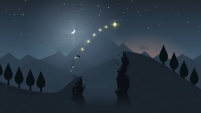 Screenshot of the application Alto's Adventure - #3