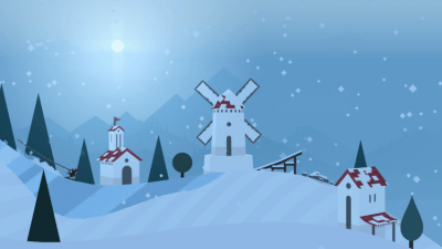 Screenshot of the application Alto's Adventure - #4