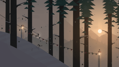Screenshot of the application Alto's Adventure - #5