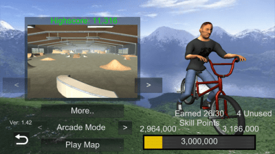 Screenshot of the application BMX Freestyle Extreme 3D - #7