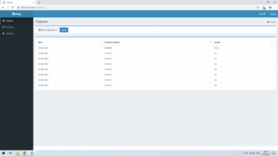 Screenshot of the application MoneyBrowser - #4