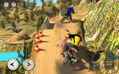 Screenshot of the application Offroad Bike Racing - #8